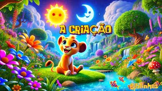 A Criação do Mundo: História Bíblica para Crianças com Música Divertida | Biblinhas