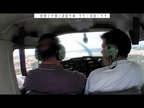 Aterrizaje en SUAA Melilla Montevideo en C150 con poco viento cruzado