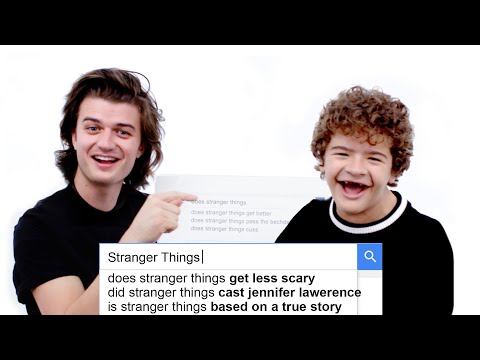 Stranger Things Cast Answer the Web's Most Searched Questions | WIRED Video