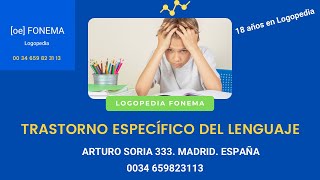 Ejercicios Trastorno Específico del Lenguaje | Rehabilitación Lenguaje