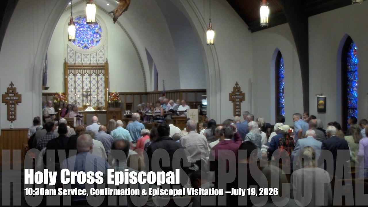 10:30am Service, July 19, 2026 at Holy Cross Episcopal Church, Tryon, NC