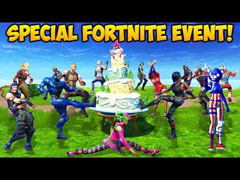 100 Players Celebrate Fortnite's Birthday! - Fortnite Funny Fails and WTF Moments! #268 Video