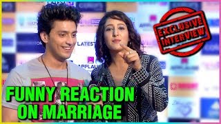 Kinshuk Vaidya & Shivya Pathania FUNNY REACTION On Their MARRIAGE | Exclusive Interview video