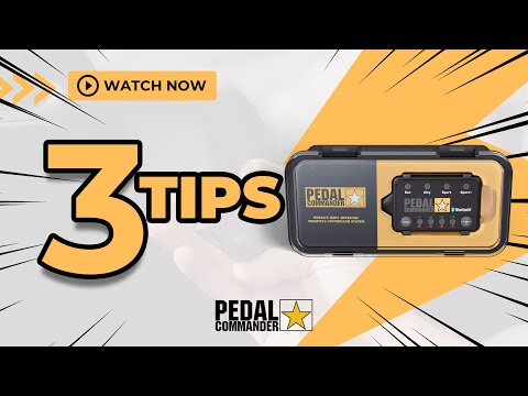 3 Essential Tips on Using Pedal Commander - The Best Throttle Response Controller