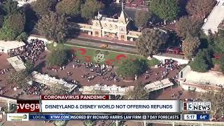 Disney not offering refunds
