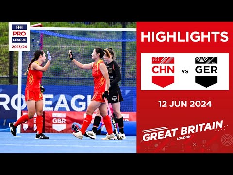 FIH Hockey Pro League 2023/24 Highlights - China vs Germany (W) | Match 2