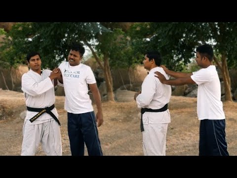 Collar Grab From Behind || Self Defence || Telugu || Martial Arts || Martial Wisdom