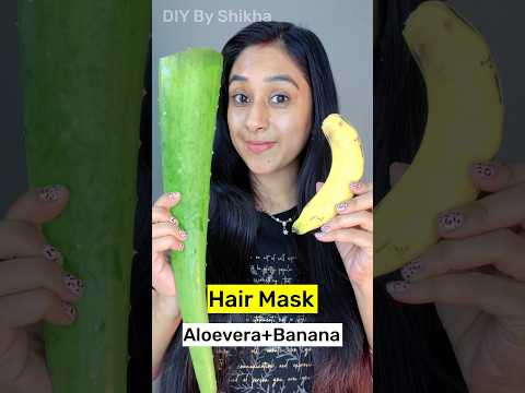 World's Best Hair Shine Mask| Banana aloevera hair...