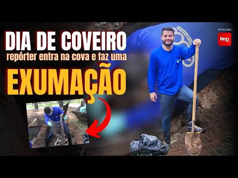 Jornalista vive um dia de coveiro e faz exumação