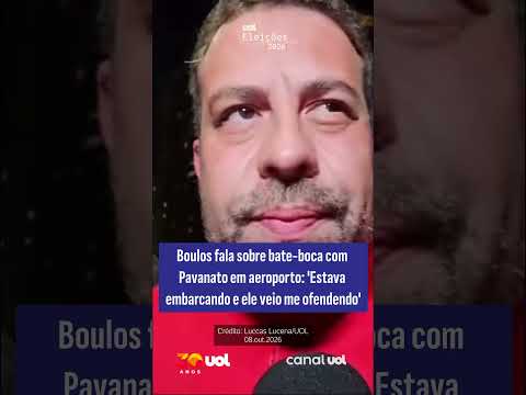 Boulos fala sobre bate-boca com Pavanato em aeroporto: ‘Estava embarcando e ele veio me ofendendo’