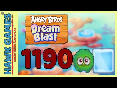 Angry Birds Dream Blast Level 1190 Extreme - Walkthrough, No Boosters