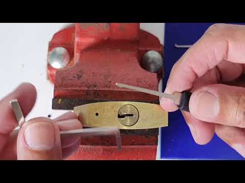 ✅  🔓Como Abrir Um Cadeado da PAPAIZ de 50mm com Mixa sem Curva - Vídeo 3 @ChaveiroHM