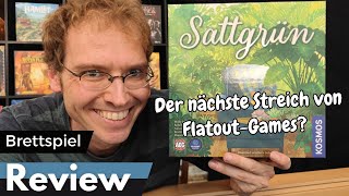 Sattgrün - Der nächste Streich von Flatout? – Brettspiel – Review und Regelerklärung