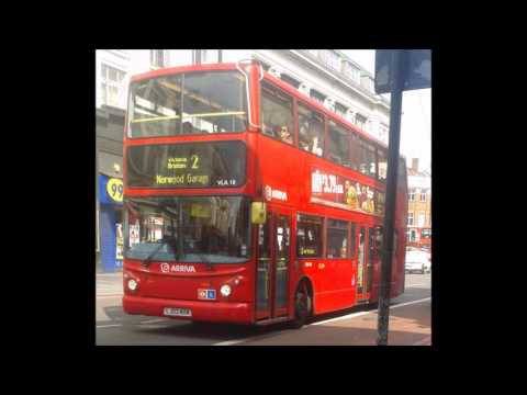 *Sound only* Roaring Kickdown: Arriva London VLA18 LJ03MXM | Volvo B7TL ALX400 | Route 2