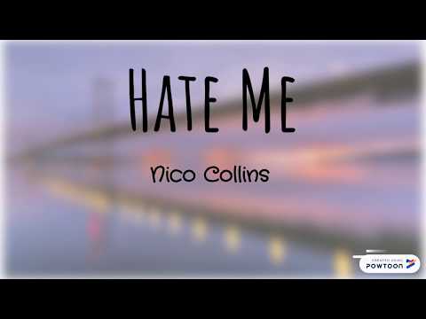 hate me ~ Nico Collins (Karaoke)