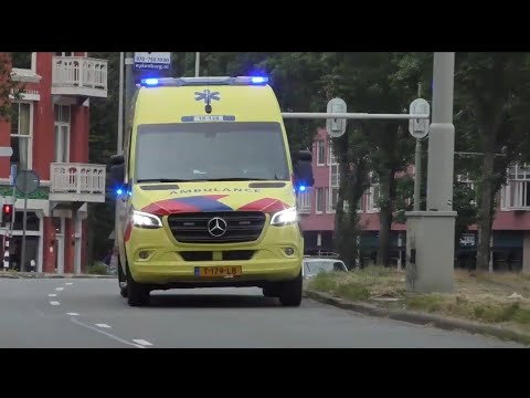[Duitse Sirene] Ambulance 15128 met spoed naar het HMC Ziekenhuis in Den Haag