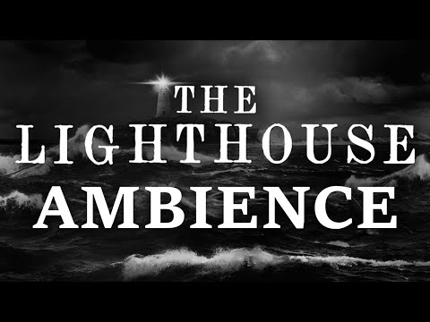 The Lighthouse (2019) Ambience | Strong Waves, Foghorn | 2 Hours