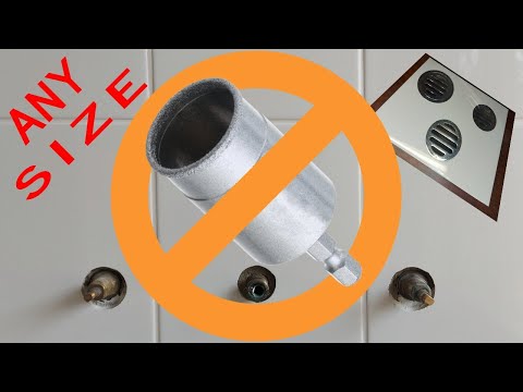 How to drill a hole through tile  (ceramic/porcelain)