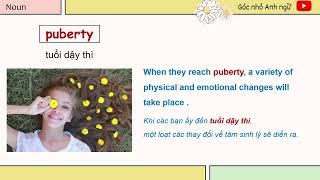 Vocabulary for IELTS - Unit 1 Growing up II (Band 5.5 ~ 6.5+) 🔔