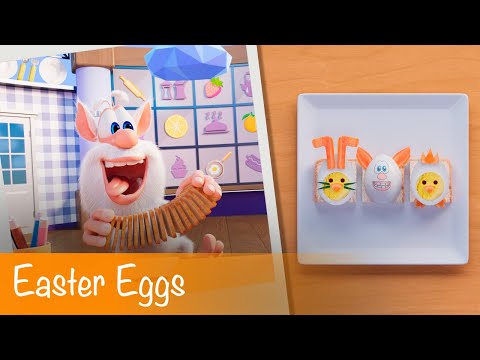 Booba - Food Puzzle: Easter Eggs - Episode 20 - Cartoon for kids