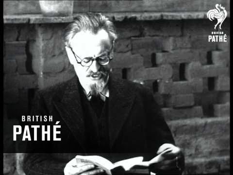 Trotsky In Mexico Talks On Moscow Trials (1938)