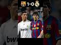 The first El Clasico between Messi & Ronaldo | FC Barcelona VS Real Madrid | La Liga 2009
