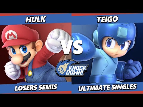 KdAE1 Losers Semis - Hulk (Mario) Vs. Teigo (Mega Man) Smash Ultimate - SSBU