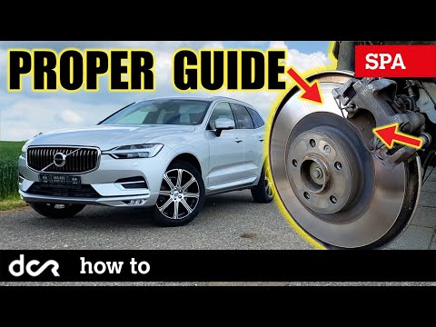 Volvo XC60 II (SPA) - How To Replace REAR Brakes / Brake Pad and Rotor Replacement
