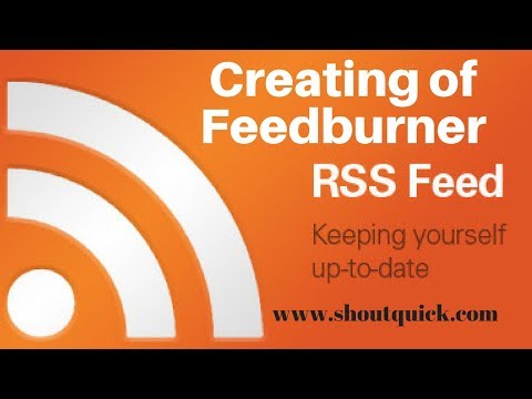 How to Create a Rss feed with FeedBurner