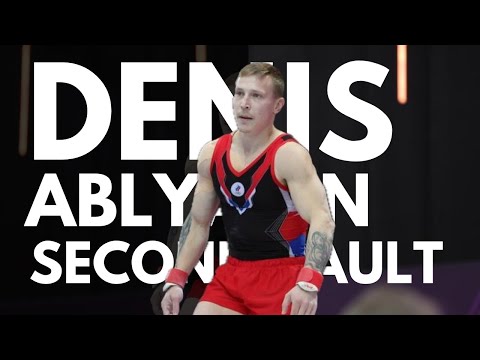 Denis Abliazin Soars in Second Vault: Gymnastics Championship 2024