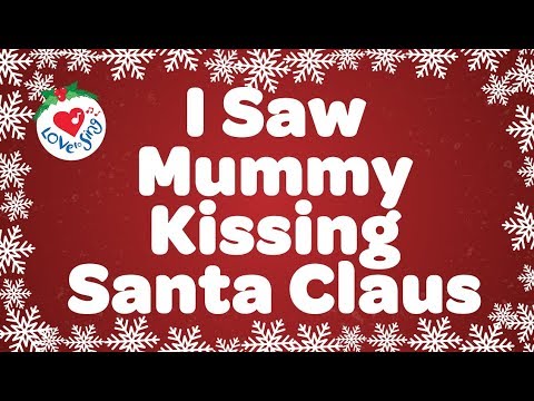 I Saw Mommy Kissing Santa Claus with Lyrics | Popular Christmas Songs