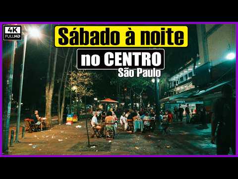 [4K] 👉 Onde ir sábado à noite no centro de São Paulo?  #saopauloape #saopaulobynight #sampa