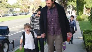 Ben Affleck's On Daddy Duty With Son Samuel