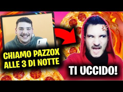 SVEGLIO PAZZOX ALLE 3 DI NOTTE E GLI CHIEDO UNA PIZZA ! 😂 Scherzo telefonico