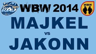 Majkel 🆚 Jakonn 🎤 WBW 2014 Warszawa (freestyle rap battle)