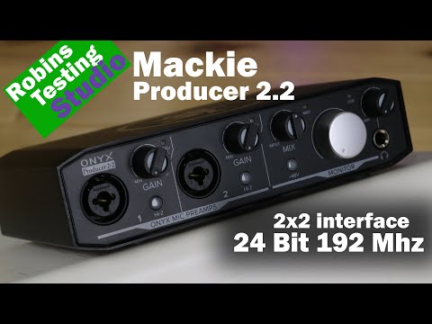 Introduction to the Mackie Onyx Producer 2•2 USB Interface 2-In x 2-Out with Midi