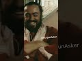 Pavarotti's reaction to legend tenor 'Guiseppe di Stefano.'
