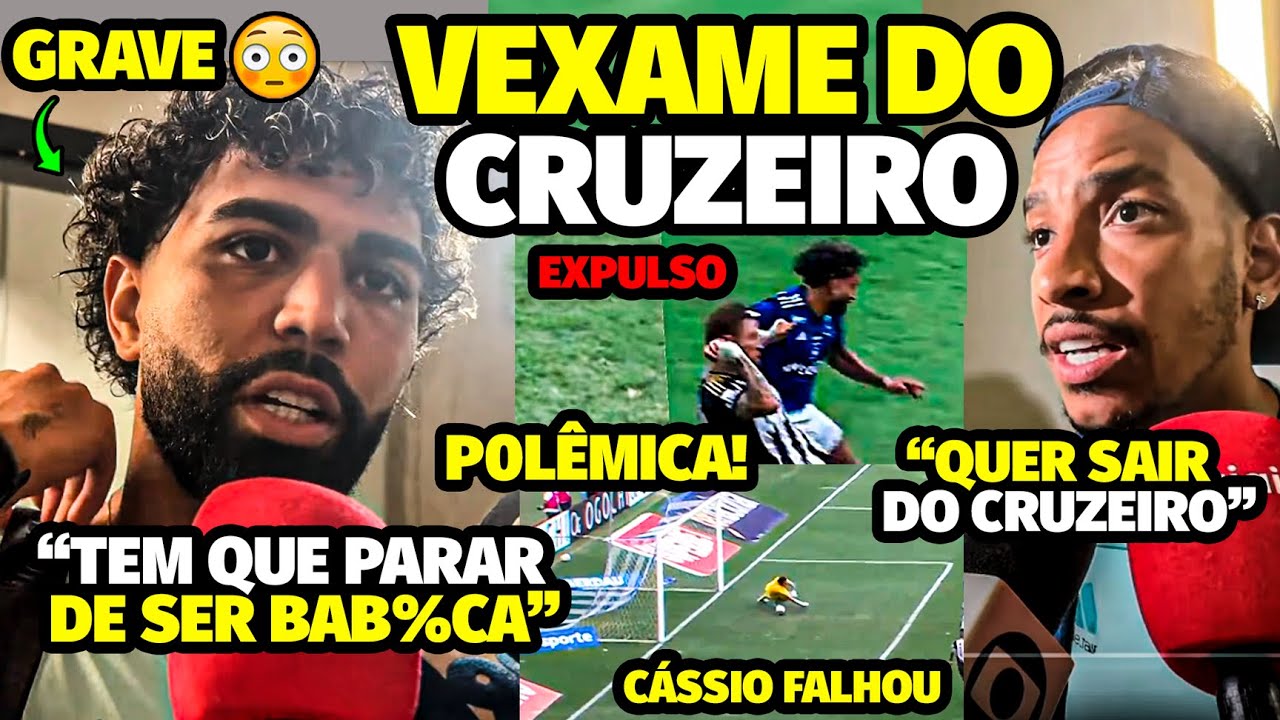 GRAVE! A HUMlLHAÇÃO VEXATÓRIA DE GABIGOL QUE FEZ JOGADOR DO CRUZEIRO REVELAR QUE QUER SAIR DO CLUBE