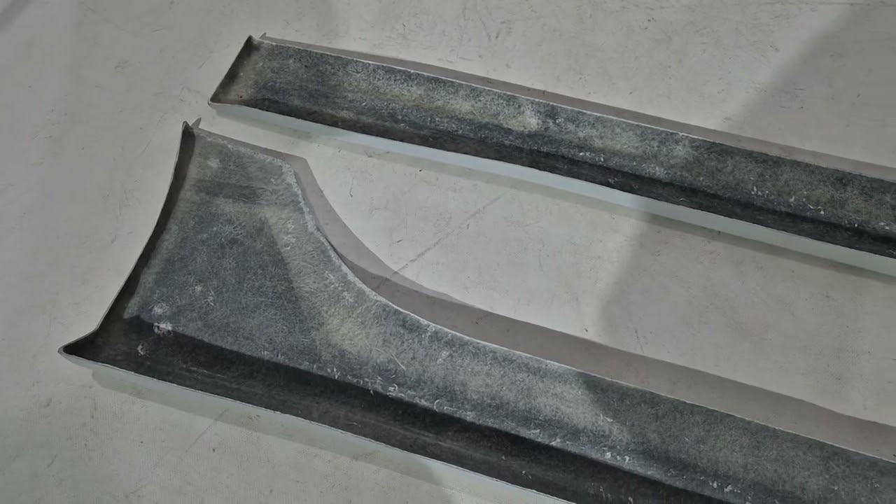 Боковые пороги (грунтованные под покраску) Video 1