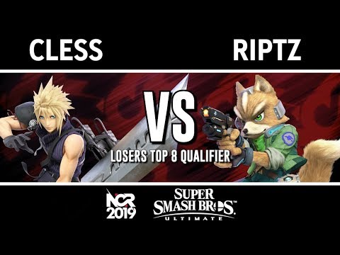 NCR 2019 SSBU - FORT | Cless (Cloud) Vs. Riptz (Fox) - Losers Top 8 Qualifier
