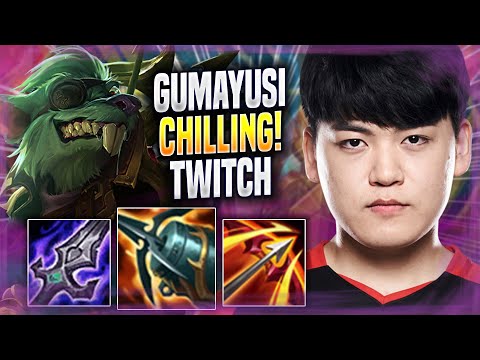 GUMAYUSI CHILLING WITH TWITCH! - T1 Gumayusi Plays Twitch ADC vs Lucian! | Season 2022