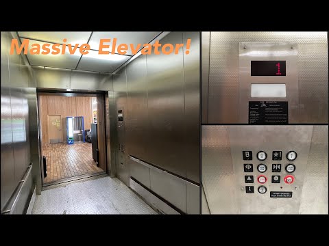 AMAZING MOTOR | Huge Unknown Hydraulic Elevator | Woodman’s | Madison, WI