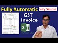 How To Create GST Invoice In Excel Fully Automatic Invoice Multi Rate GST Invoice In Excel
