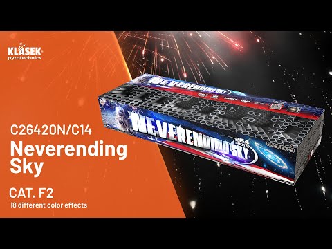 C26420N/C14 Neverending Sky | Klasek pyrotechnics
