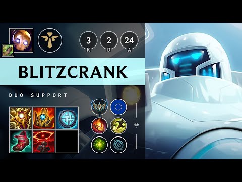 Blitzcrank Support vs Thresh - EUW Challenger Patch 25.12