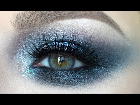Dramatic (Blue Smokey Eye) Makeup Tutorial