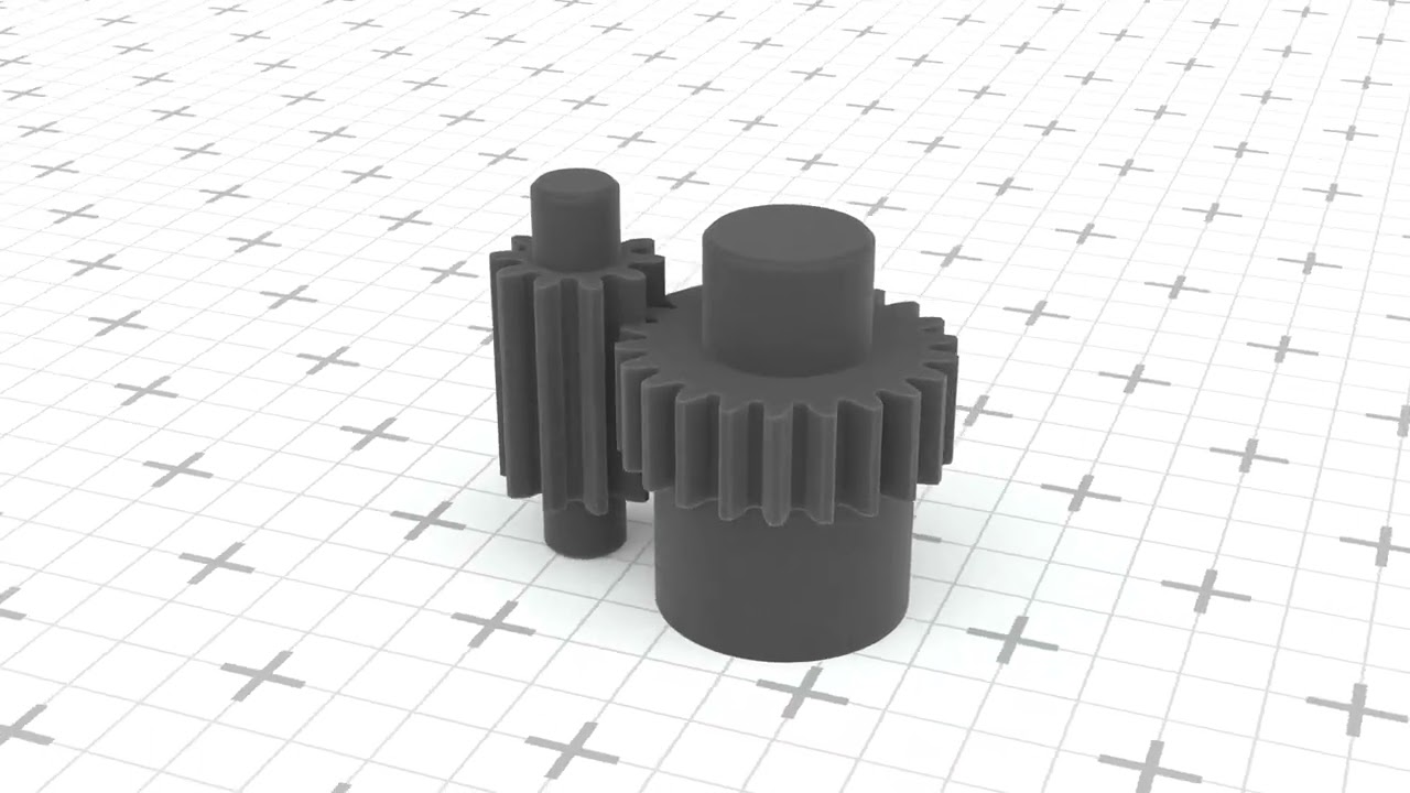 Coffee Machine Gear Set 3D Print Model