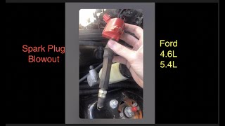 Spark plug blowout explained. Ford 4.6L and 5.4L V8 engines