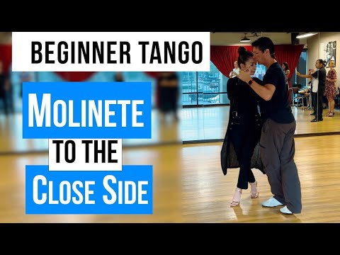 BEGINNER TANGO MONTH 1 WEEK 4: Molinete for Both to the Close Side (2024)