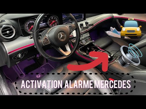 Activation de l’alarme sur Mercedes Classe A / B / C / E / V / GLB / CLA /GLA / GLC / GLE FORCARS